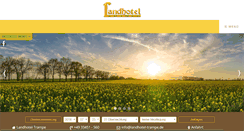 Desktop Screenshot of landhotel-trampe.de